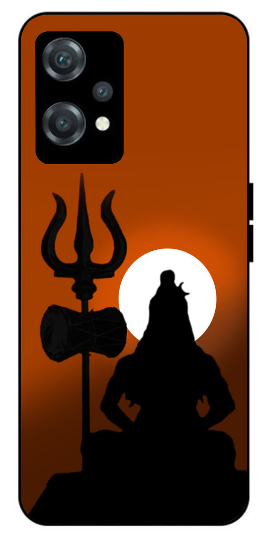 Lord Shiva Shadow Unbreakable Metal Back Case Mobile Cover with 4 Side Protection and Soft TPU Sides for oneplus nord ce 2 lite 5g