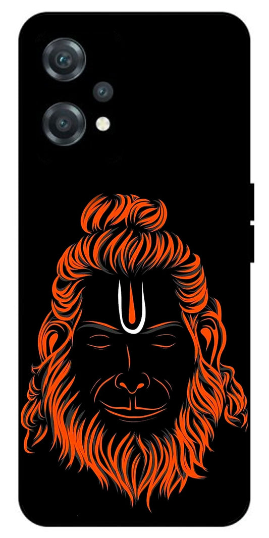 Cool Hanuman ji Unbreakable Metal Back Case Mobile Cover with 4 Side Protection and Soft TPU Sides for oneplus nord ce 2 lite 5g