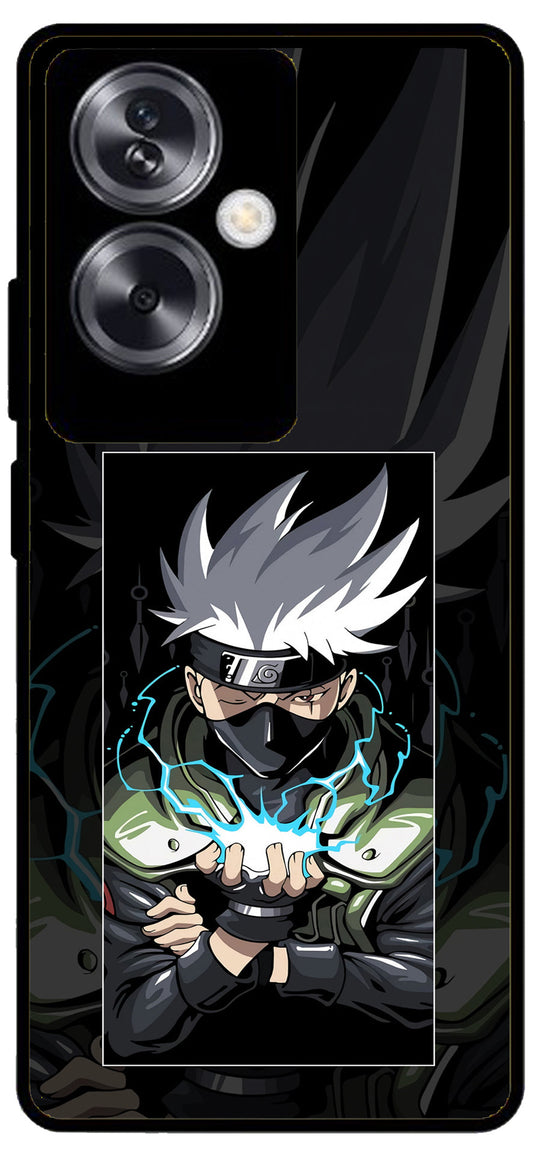 Naruto Unbreakable Metal Back Case Mobile Cover with 4 Side Protection and Soft TPU Sides for Oppo A79 NEW