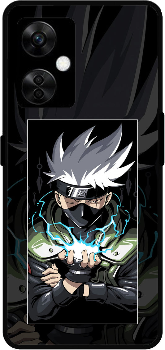 Naruto Unbreakable Metal Back Case Mobile Cover with 4 Side Protection and Soft TPU Sides for OnePlus Nord CE3 Lite