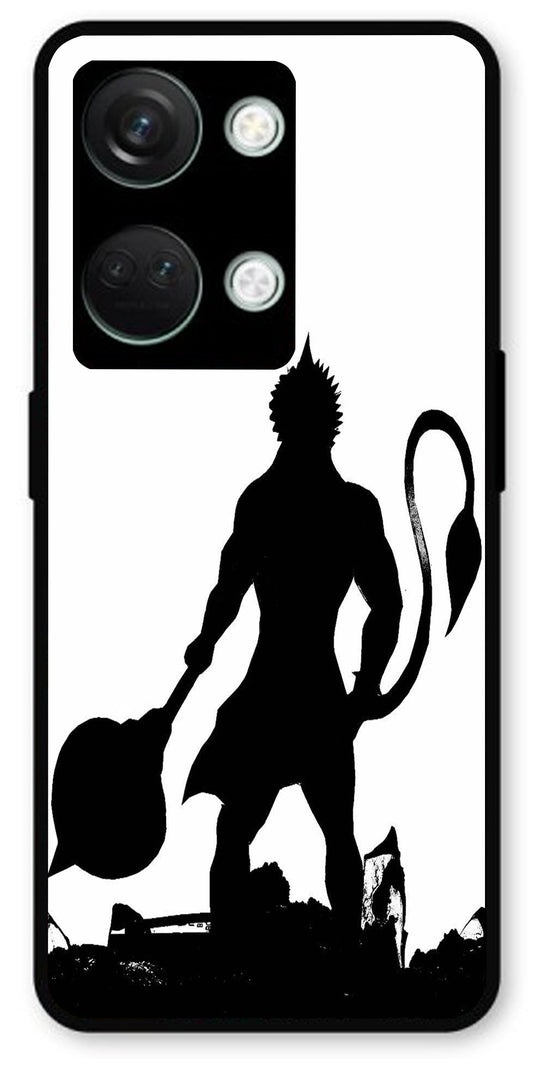 Hanuman Ji Unbreakable Metal Back Case Mobile Cover with 4 Side Protection and Soft TPU Sides for OnePlus Nord 3