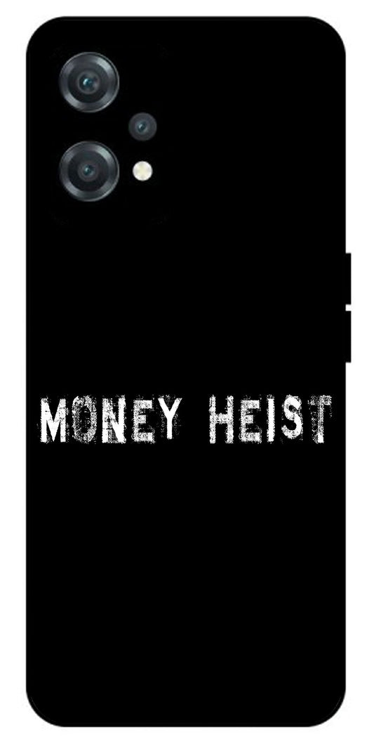 Money Heist Unbreakable Metal Back Case Mobile Cover with 4 Side Protection and Soft TPU Sides for oneplus nord ce 2 lite 5g