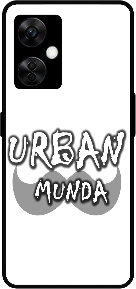 Urban Munda Unbreakable Metal Back Case Mobile Cover with 4 Side Protection and Soft TPU Sides for OnePlus Nord CE3 Lite