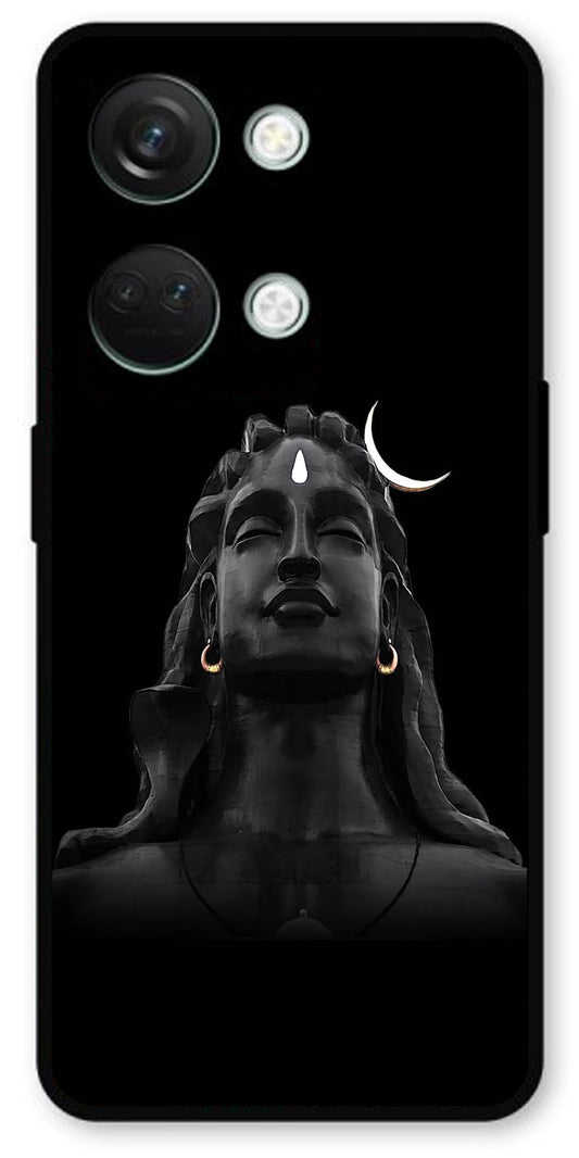 Lord Shiva Design Unbreakable Metal Back Case Mobile Cover with 4 Side Protection and Soft TPU Sides for OnePlus Nord 3