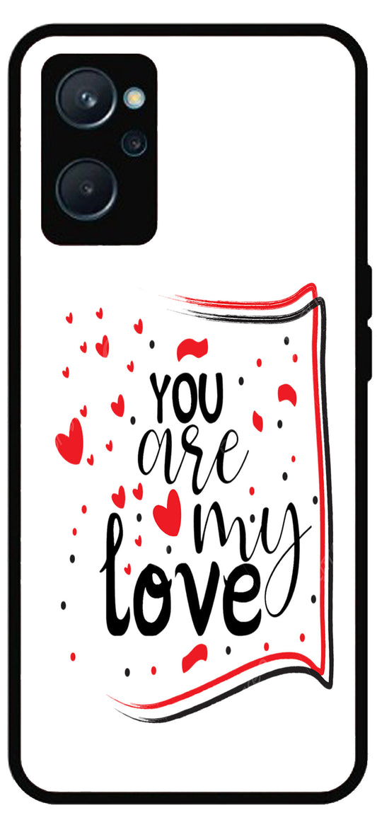 You are My Love Unbreakable Metal Back Case Mobile Cover with 4 Side Protection and Soft TPU Sides for Vivo 9I