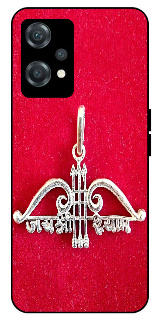 Jai Shree Ram Unbreakable Metal Back Case Mobile Cover with 4 Side Protection and Soft TPU Sides for oneplus nord ce 2 lite 5g