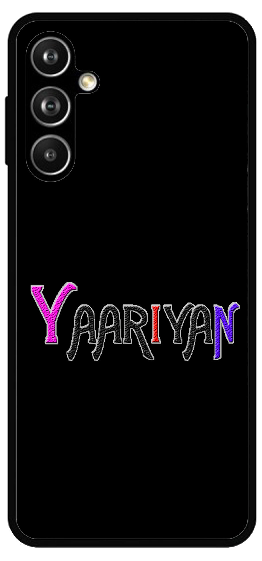 Yaariyan Unbreakable Metal Back Case Mobile Cover with 4 Side Protection and Soft TPU Sides for SAMSUNG  F54