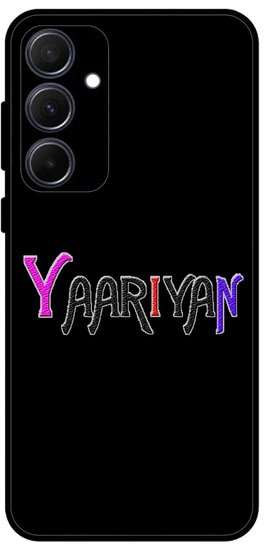 Yaariyan Unbreakable Metal Back Case Mobile Cover with 4 Side Protection and Soft TPU Sides for Samsung A35 5g NEW