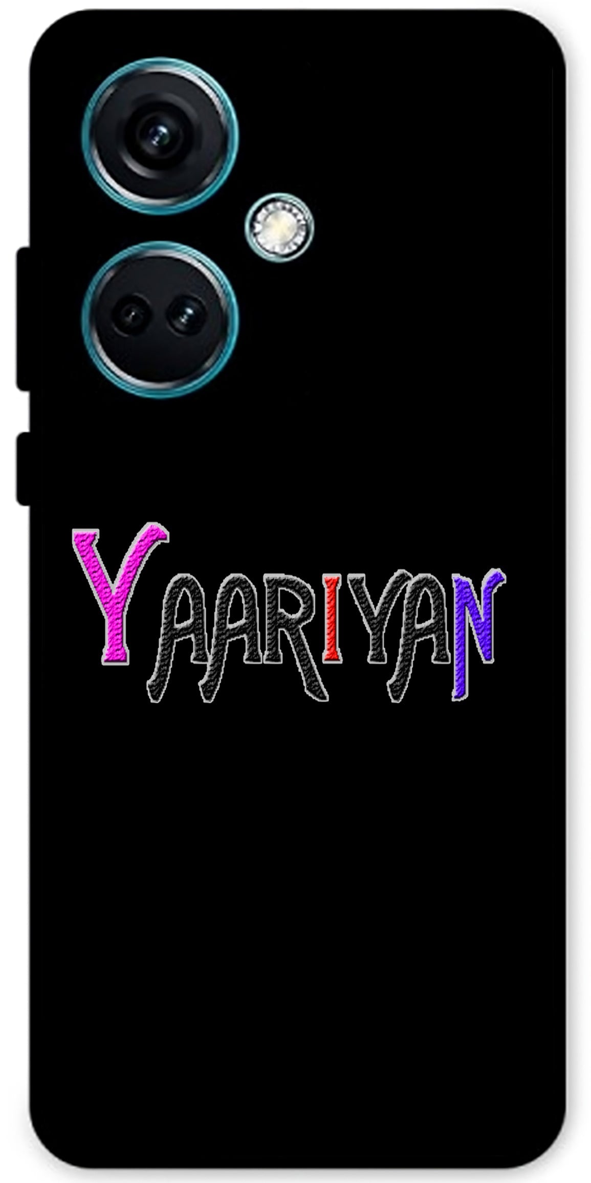 Yaariyan Unbreakable Metal Back Case Mobile Cover with 4 Side Protection and Soft TPU Sides for OnePlus Nord CE3 5G