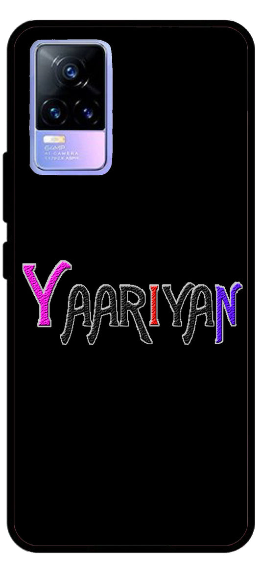 Yaariyan Unbreakable Metal Back Case Mobile Cover with 4 Side Protection and Soft TPU Sides for Vivo Y73