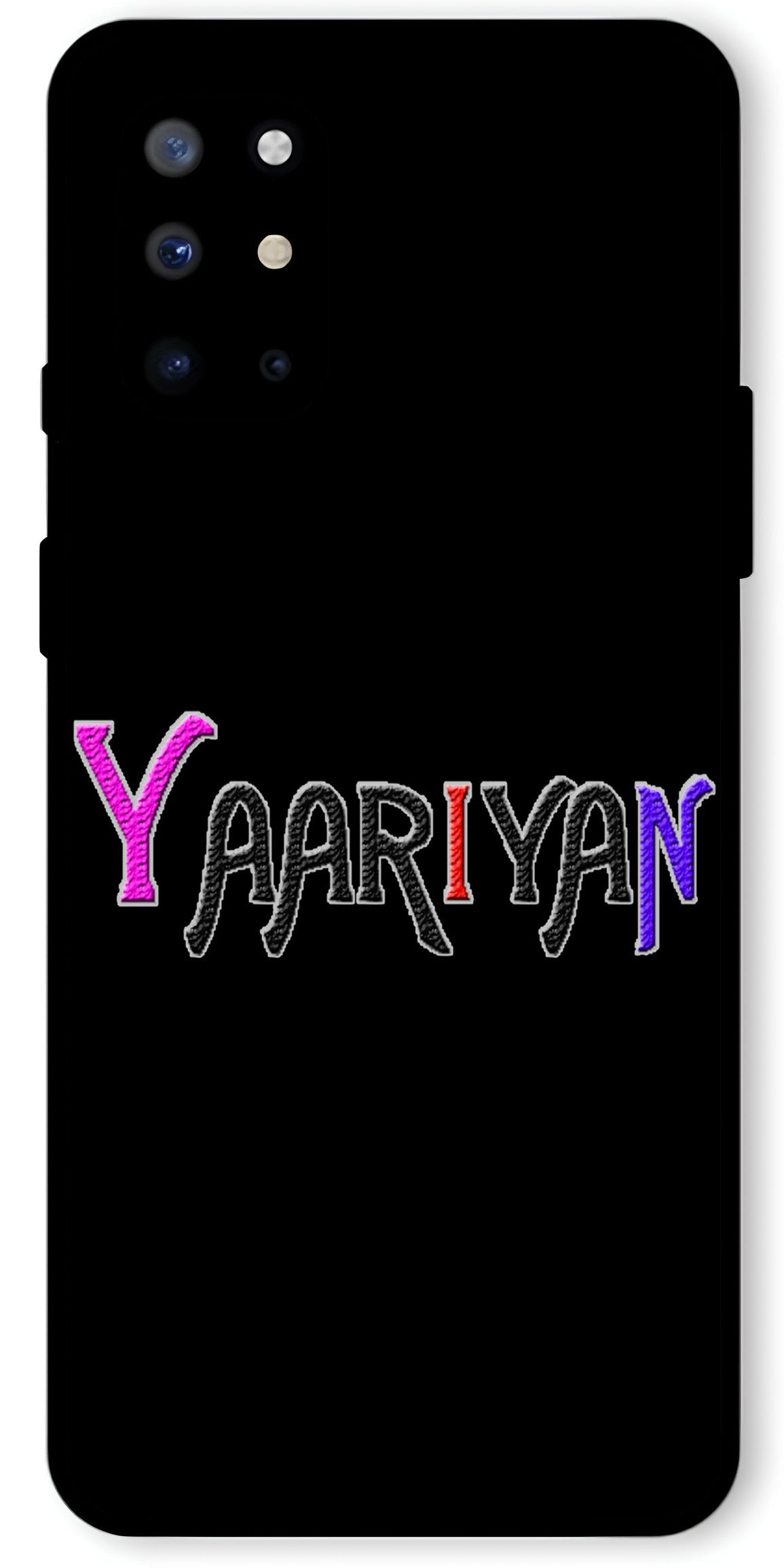 Yaariyan Unbreakable Metal Back Case Mobile Cover with 4 Side Protection and Soft TPU Sides for OnePlus 8T