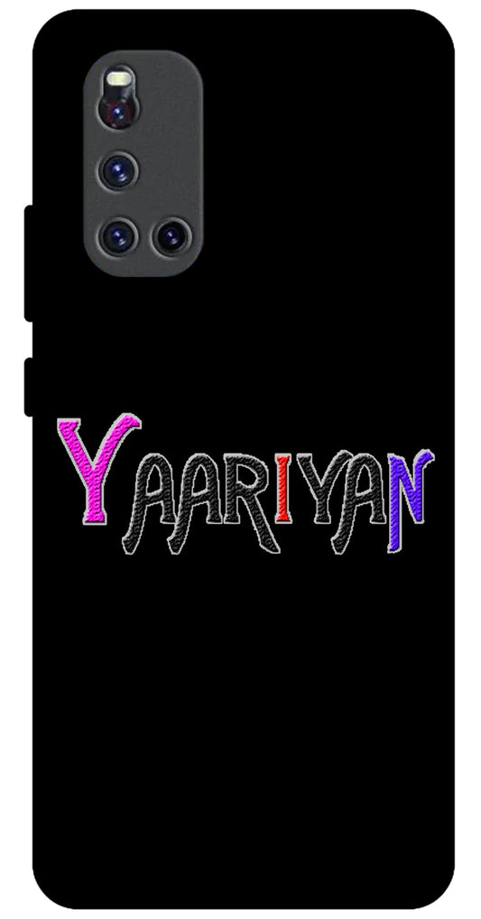 Yaariyan Unbreakable Metal Back Case Mobile Cover with 4 Side Protection and Soft TPU Sides for VIVO V 19