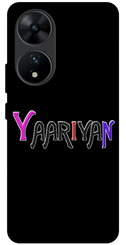 Yaariyan Unbreakable Metal Back Case Mobile Cover with 4 Side Protection and Soft TPU Sides for VIVO T2