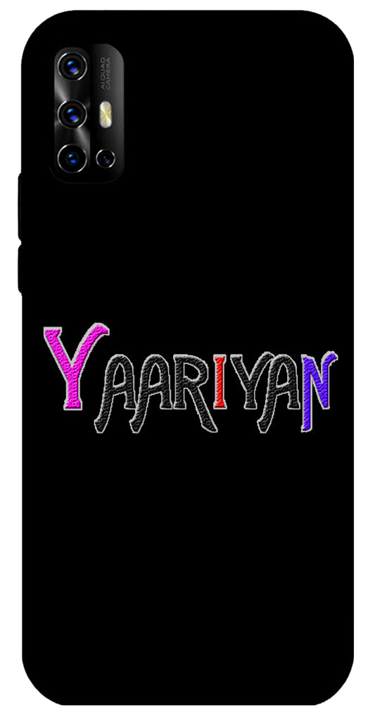 Yaariyan Unbreakable Metal Back Case Mobile Cover with 4 Side Protection and Soft TPU Sides for VIVO V 17