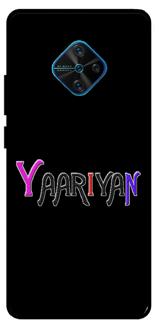 Yaariyan Unbreakable Metal Back Case Mobile Cover with 4 Side Protection and Soft TPU Sides for Vivo S1 pro