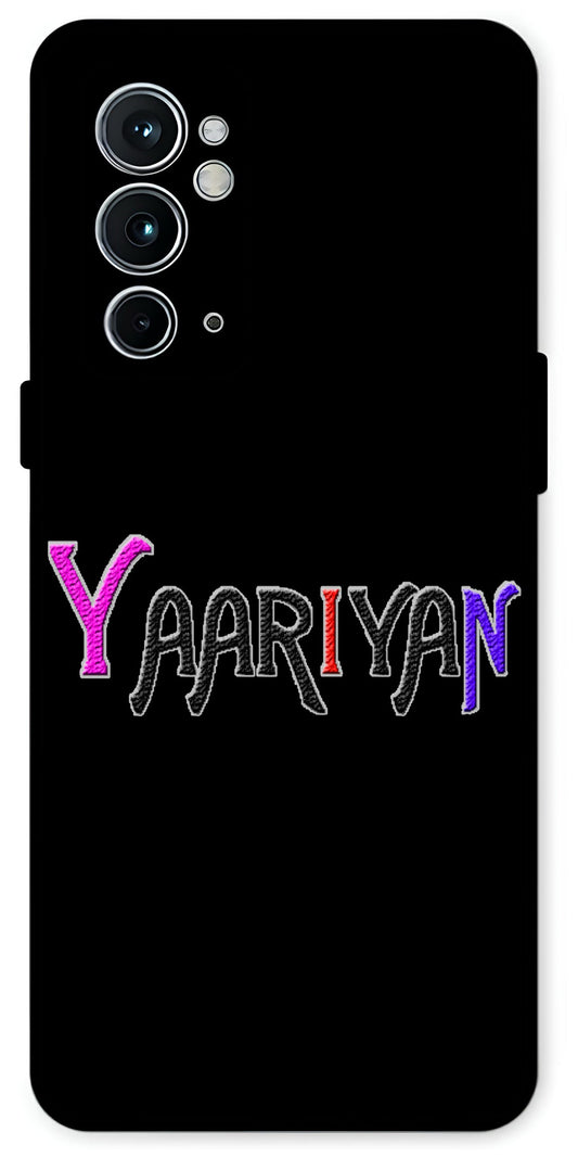 Yaariyan Unbreakable Metal Back Case Mobile Cover with 4 Side Protection and Soft TPU Sides for OnePlus 9RT