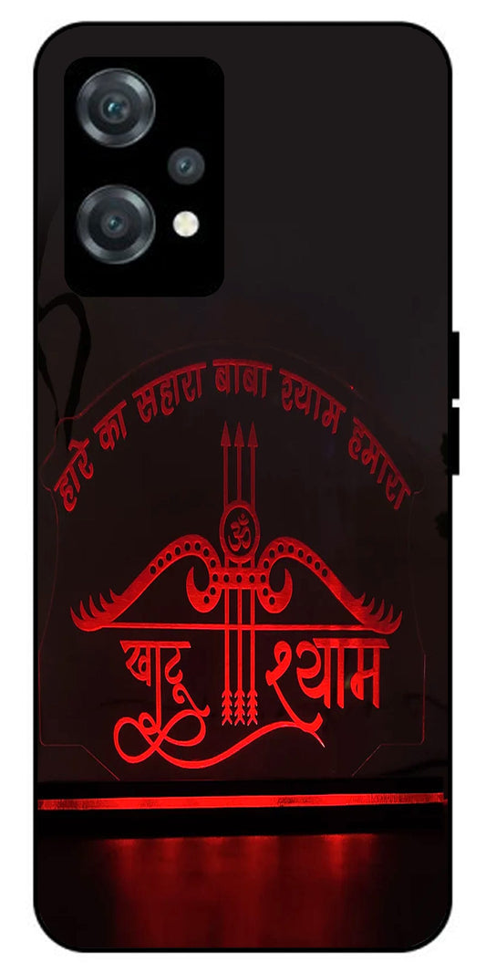 Haare Ka Sahara Baba Shyam Hamara Unbreakable Metal Back Case Mobile Cover with 4 Side Protection and Soft TPU Sides for oneplus nord ce 2 lite 5g