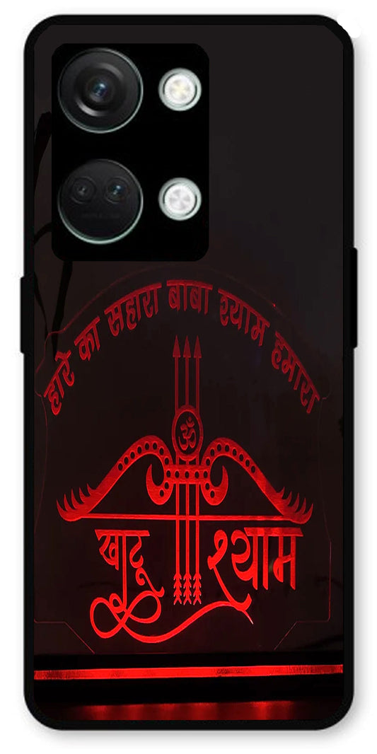 Haare Ka Sahara Baba Shyam Hamara Unbreakable Metal Back Case Mobile Cover with 4 Side Protection and Soft TPU Sides for OnePlus Nord 3