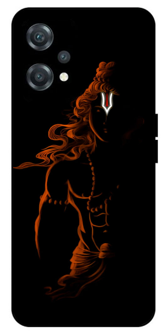 Lord Shree Ram Unbreakable Metal Back Case Mobile Cover with 4 Side Protection and Soft TPU Sides for oneplus nord ce 2 lite 5g