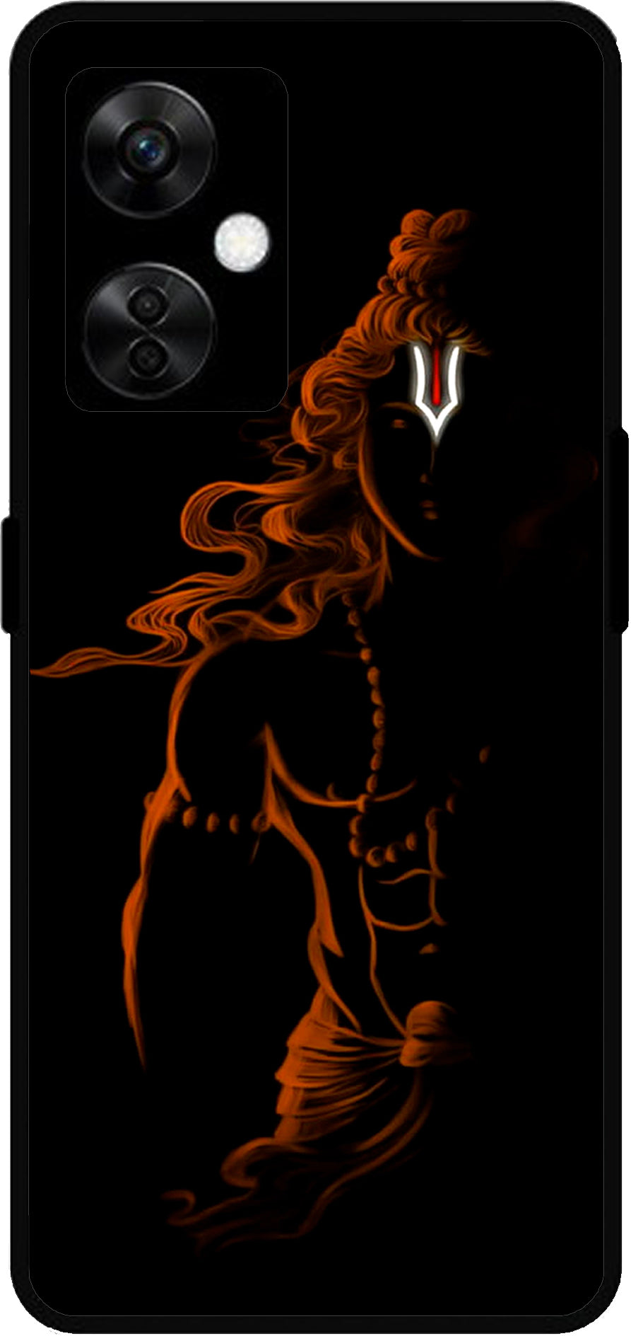 Lord Shree Ram Unbreakable Metal Back Case Mobile Cover with 4 Side Protection and Soft TPU Sides for OnePlus Nord CE3 Lite