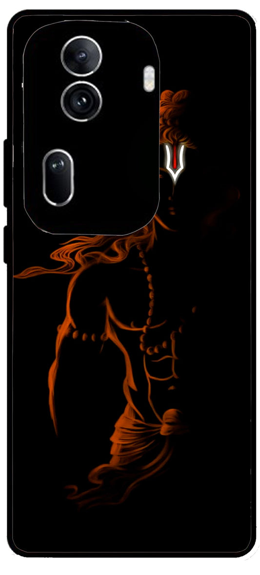 Lord Shree Ram Unbreakable Metal Back Case Mobile Cover with 4 Side Protection and Soft TPU Sides for Oppo Reno 11 pro