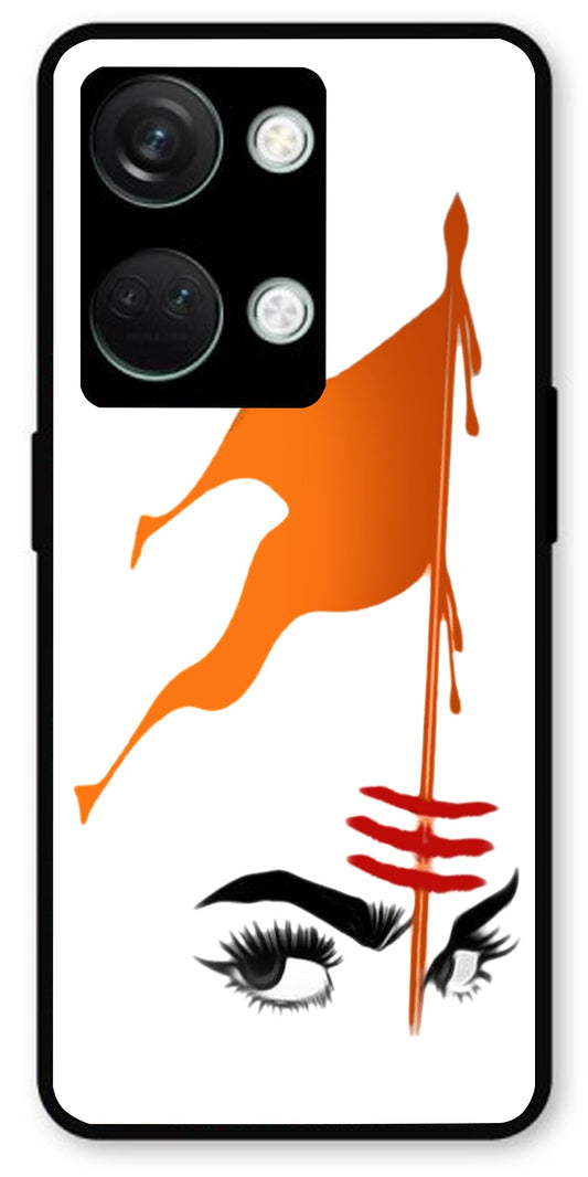 Hindu Flag Art Unbreakable Metal Back Case Mobile Cover with 4 Side Protection and Soft TPU Sides for OnePlus Nord 3