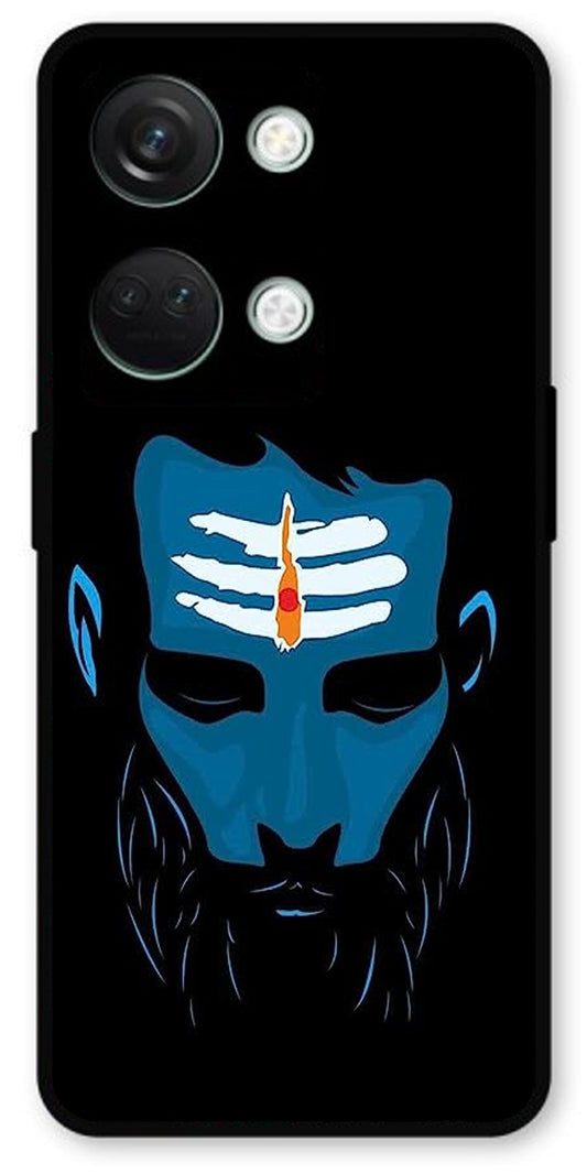 Mahadev Bhakt Unbreakable Metal Back Case Mobile Cover with 4 Side Protection and Soft TPU Sides for OnePlus Nord 3