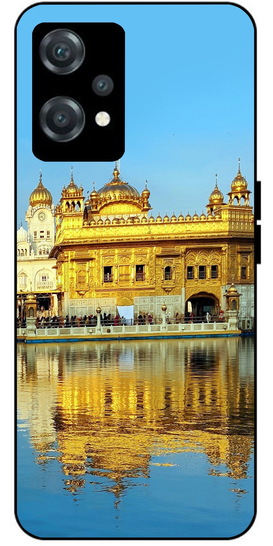 Swarn Mandir Golden Temple Printed Unbreakable Metal Back Case Mobile Cover with 4 Side Protection and Soft TPU Sides for oneplus nord ce 2 lite 5g