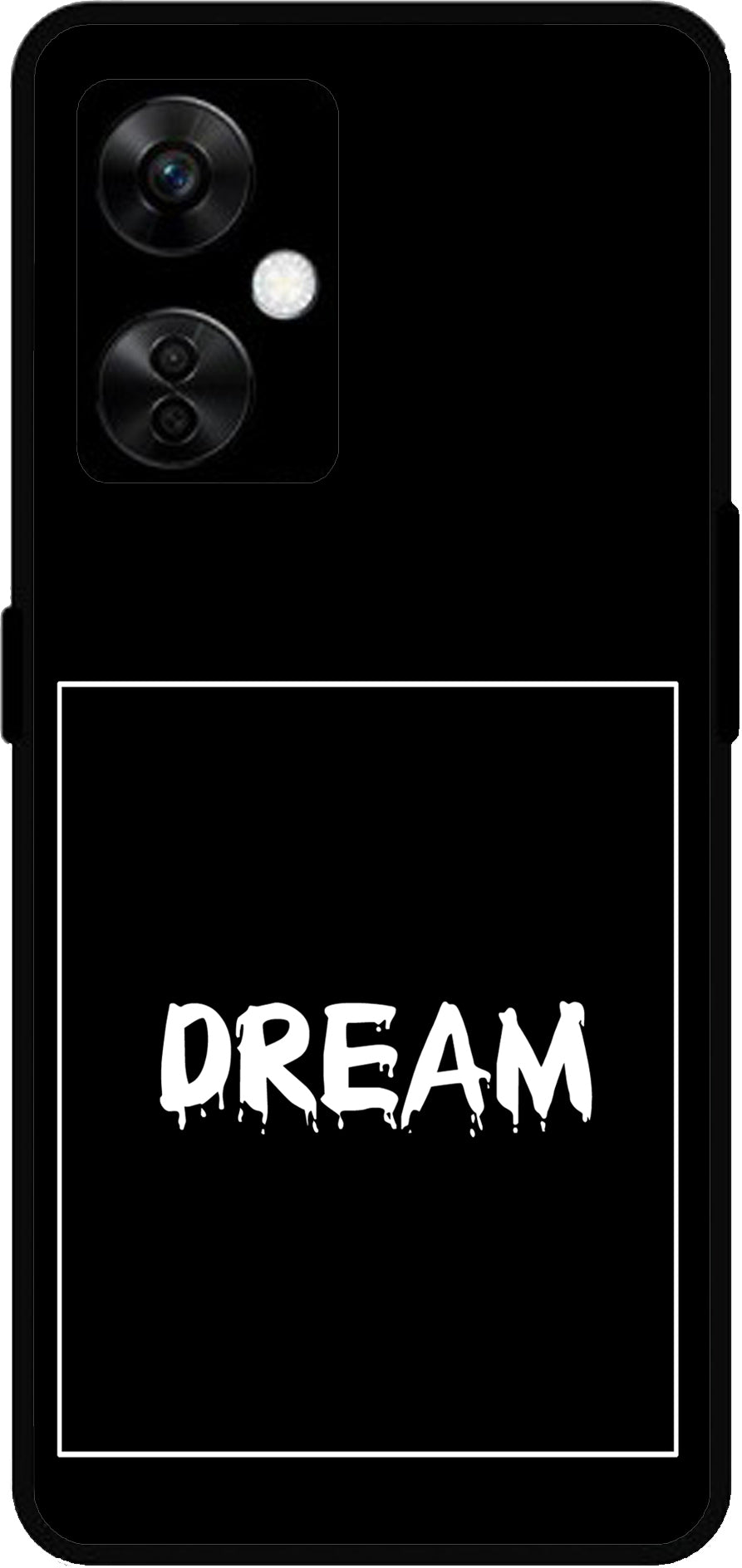 Dream Unbreakable Metal Back Case Mobile Cover with 4 Side Protection and Soft TPU Sides for OnePlus Nord CE3 Lite