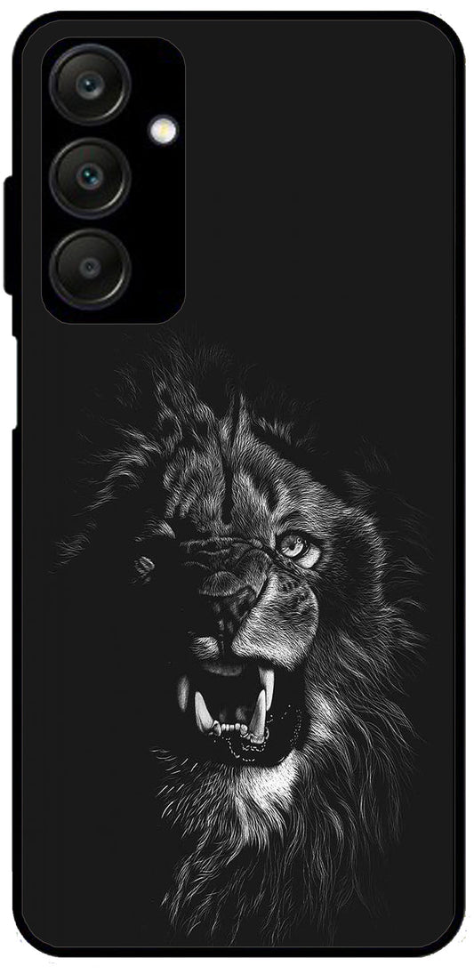 Angry Lion Unbreakable Metal Back Case Mobile Cover with 4 Side Protection and Soft TPU Sides for Samsung A25 5G NEW