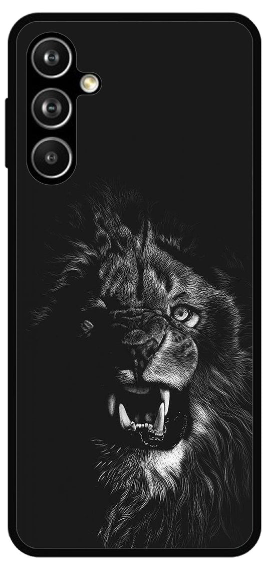 Angry Lion Unbreakable Metal Back Case Mobile Cover with 4 Side Protection and Soft TPU Sides for SAMSUNG  F54