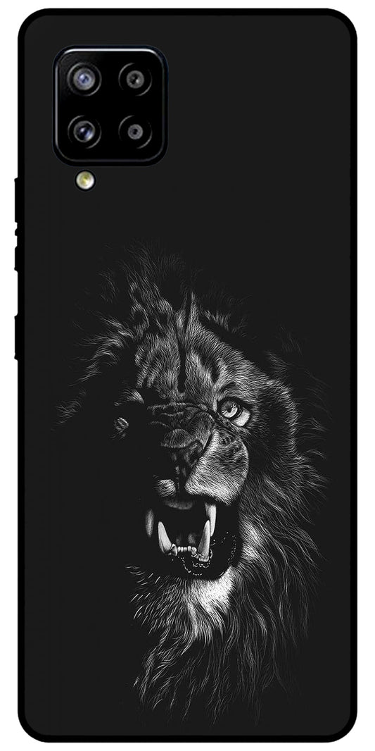 Angry Lion Unbreakable Metal Back Case Mobile Cover with 4 Side Protection and Soft TPU Sides for SAMSUNG M53 5G