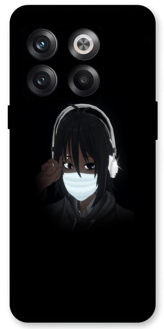 Naruto Music Unbreakable Metal Back Case Mobile Cover with 4 Side Protection and Soft TPU Sides for OnePlus10T