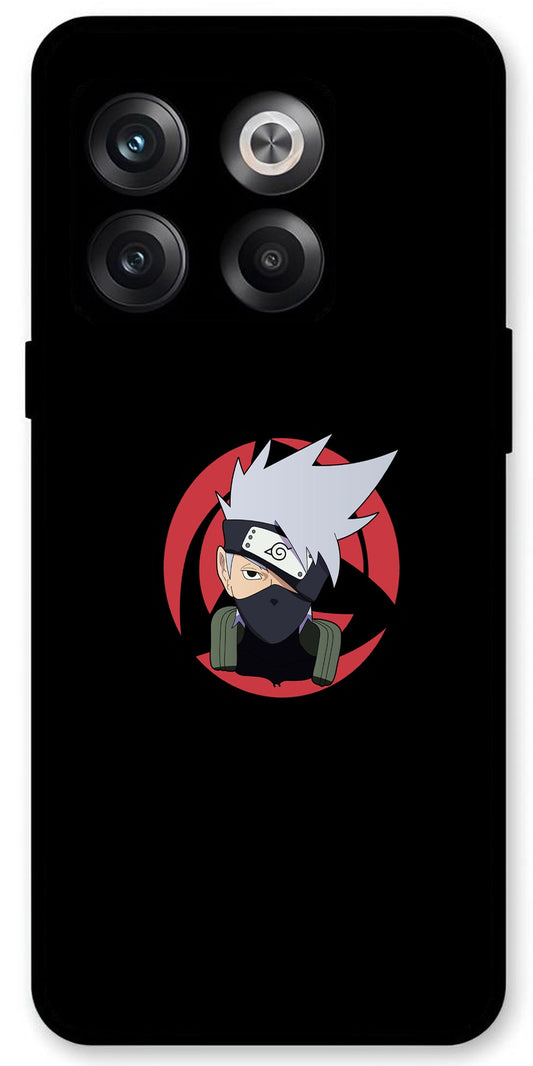 Naruto Face Unbreakable Metal Back Case Mobile Cover with 4 Side Protection and Soft TPU Sides for OnePlus10T