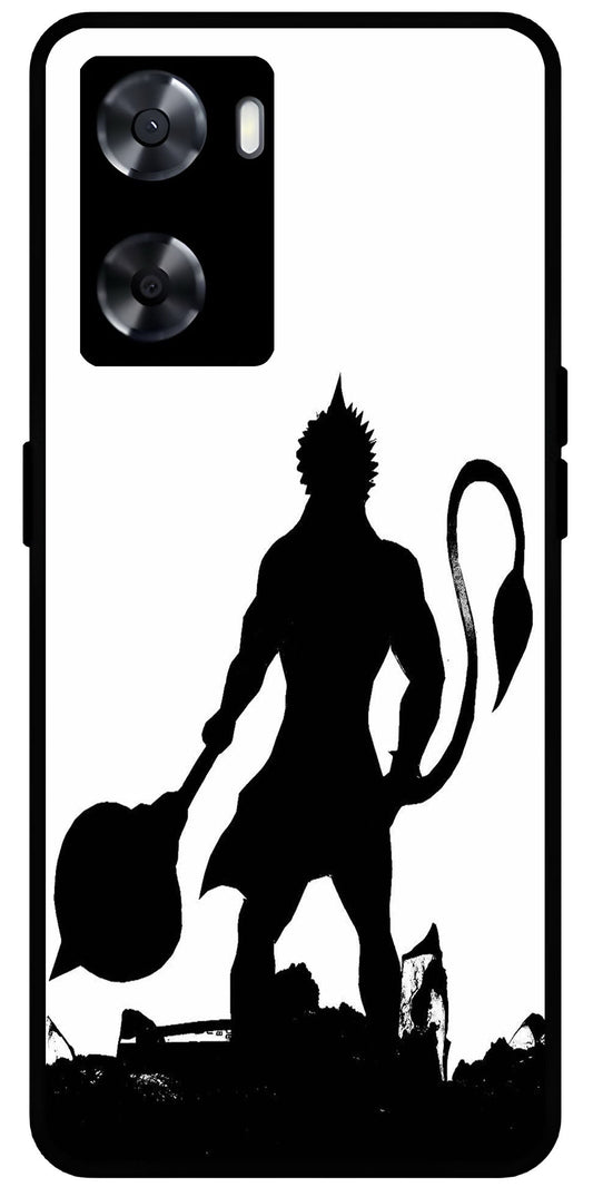 Hanuman Ji Unbreakable Metal Back Case Mobile Cover with 4 Side Protection and Soft TPU Sides for OnePlus Nord N20 SE