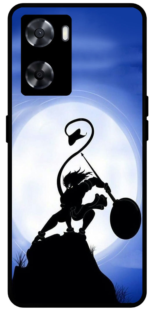 Hanuman Ji Design Unbreakable Metal Back Case Mobile Cover with 4 Side Protection and Soft TPU Sides for OnePlus Nord N20 SE