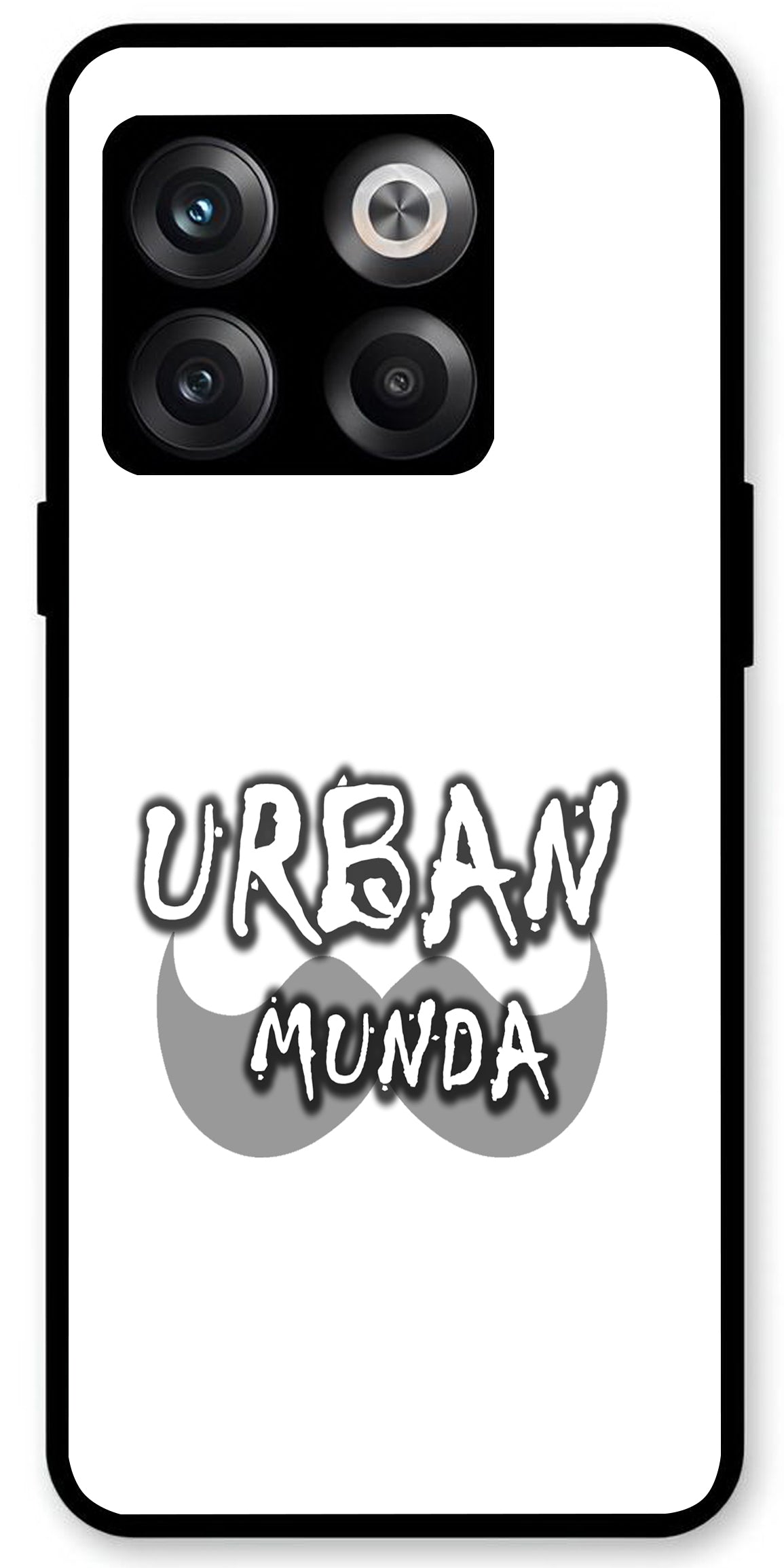 Urban Munda Unbreakable Metal Back Case Mobile Cover with 4 Side Protection and Soft TPU Sides for OnePlus10T