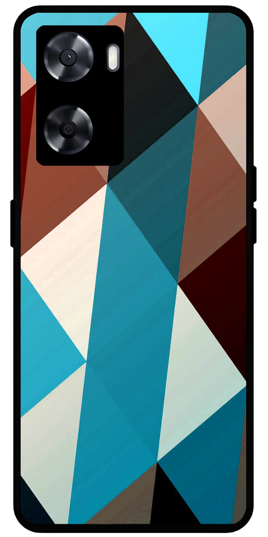 Colourful Boxes Printed Unbreakable Metal Back Case Mobile Cover with 4 Side Protection and Soft TPU Sides for OnePlus Nord N20 SE