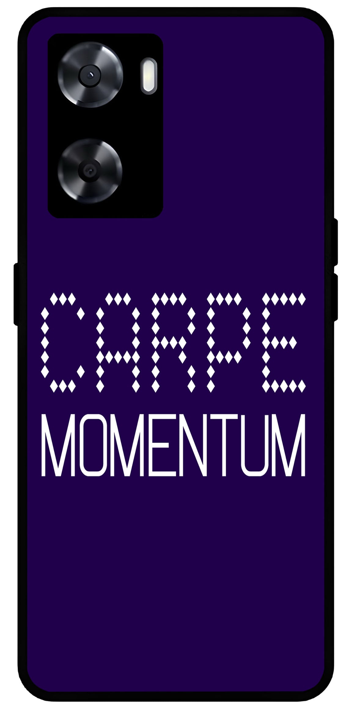 Carpe Momentum Unbreakable Metal Back Case Mobile Cover with 4 Side Protection and Soft TPU Sides for OnePlus Nord N20 SE