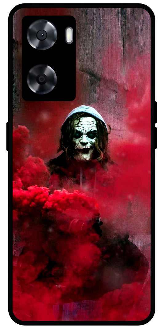 Ghost Red Unbreakable Metal Back Case Mobile Cover with 4 Side Protection and Soft TPU Sides for OnePlus Nord N20 SE