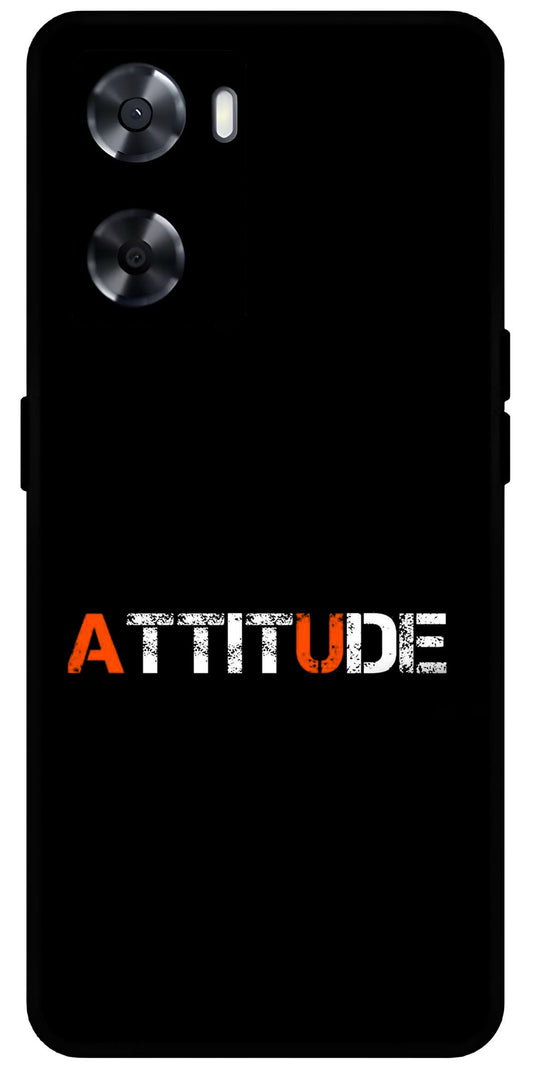 Attitude Unbreakable Metal Back Case Mobile Cover with 4 Side Protection and Soft TPU Sides for OnePlus Nord N20 SE