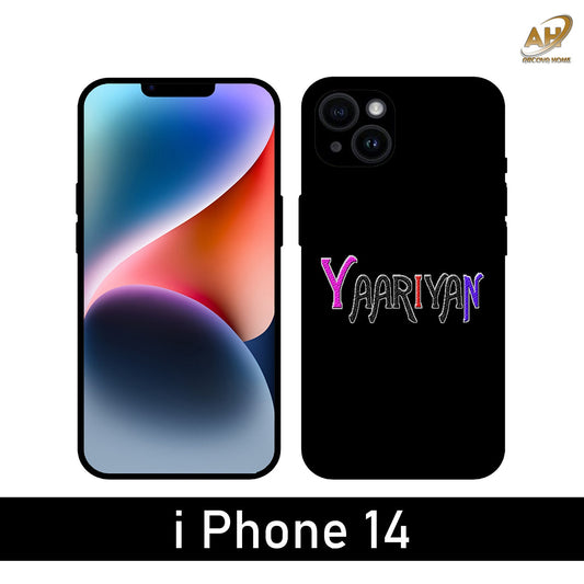 Yaariyan Unbreakable Metal Back Case Mobile Cover with 4 Side Protection and Soft TPU Sides for Apple iPhone 14