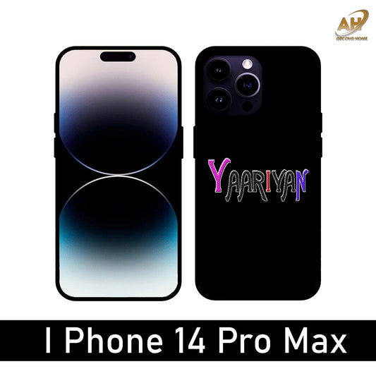 Yaariyan Unbreakable Metal Back Case Mobile Cover with 4 Side Protection and Soft TPU Sides for Apple iPhone 14 Pro Max