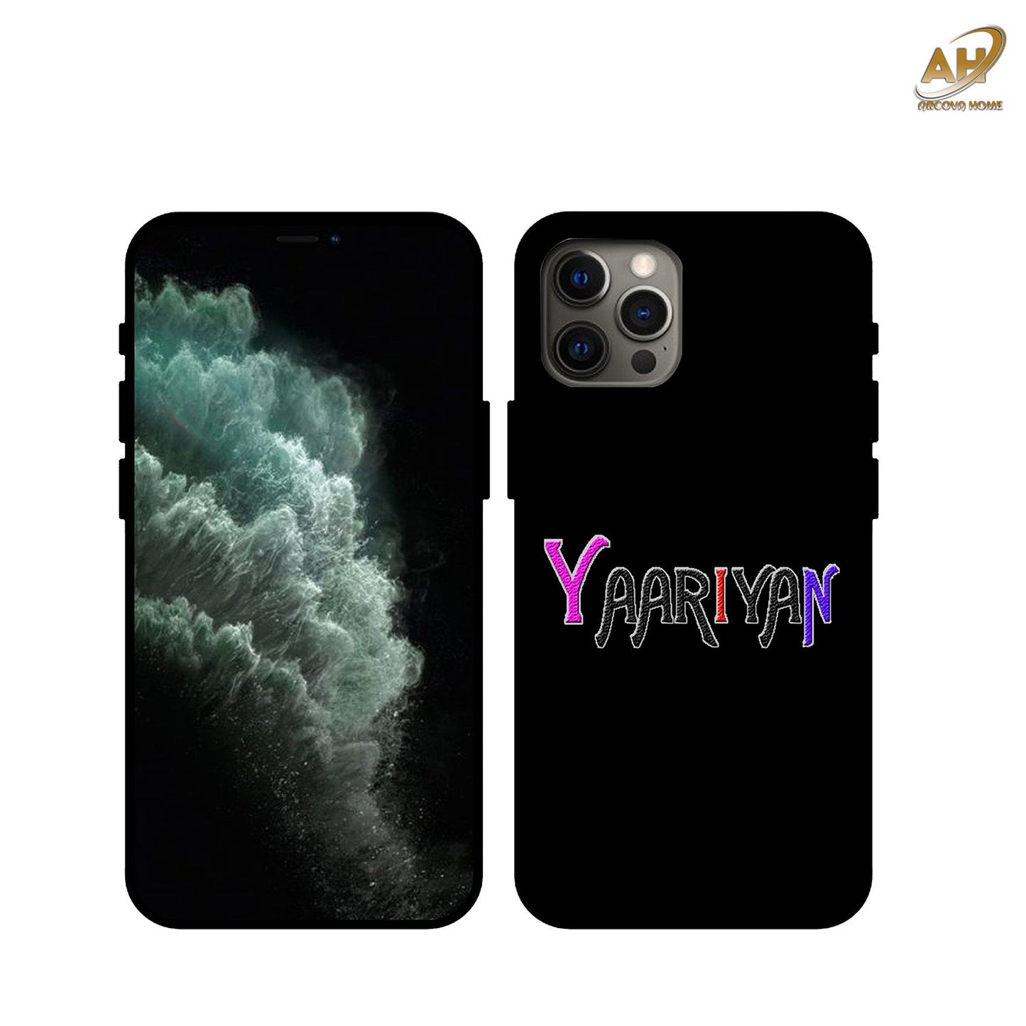 Yaariyan Unbreakable Metal Back Case Mobile Cover with 4 Side Protection and Soft TPU Sides for Apple iphone 12 Pro Max