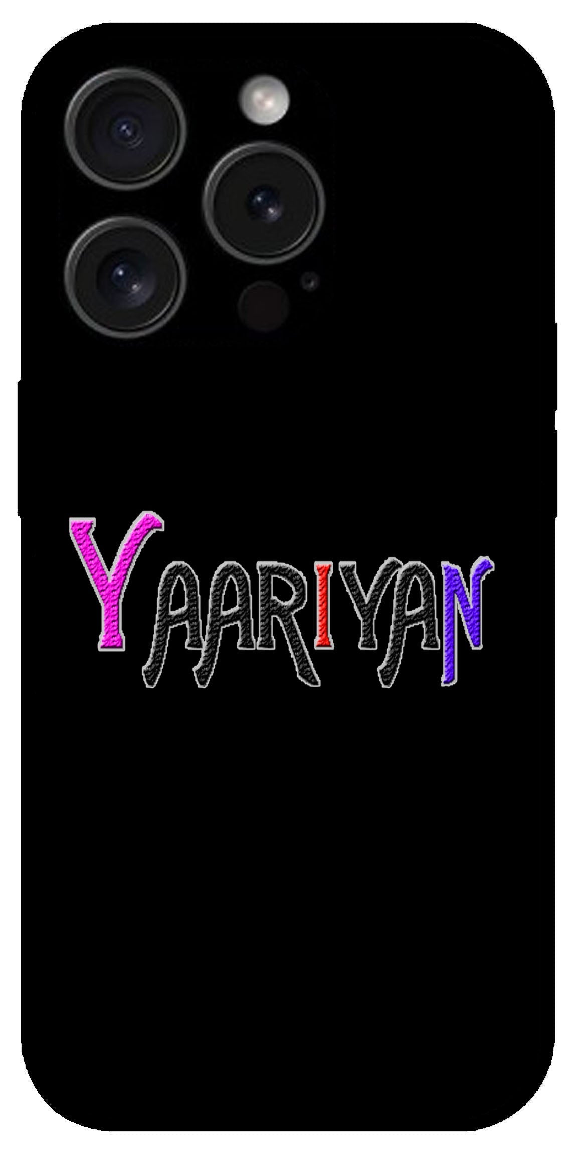 Yaariyan Unbreakable Metal Back Case Mobile Cover with 4 Side Protection and Soft TPU Sides for Apple iPhone 15 Pro