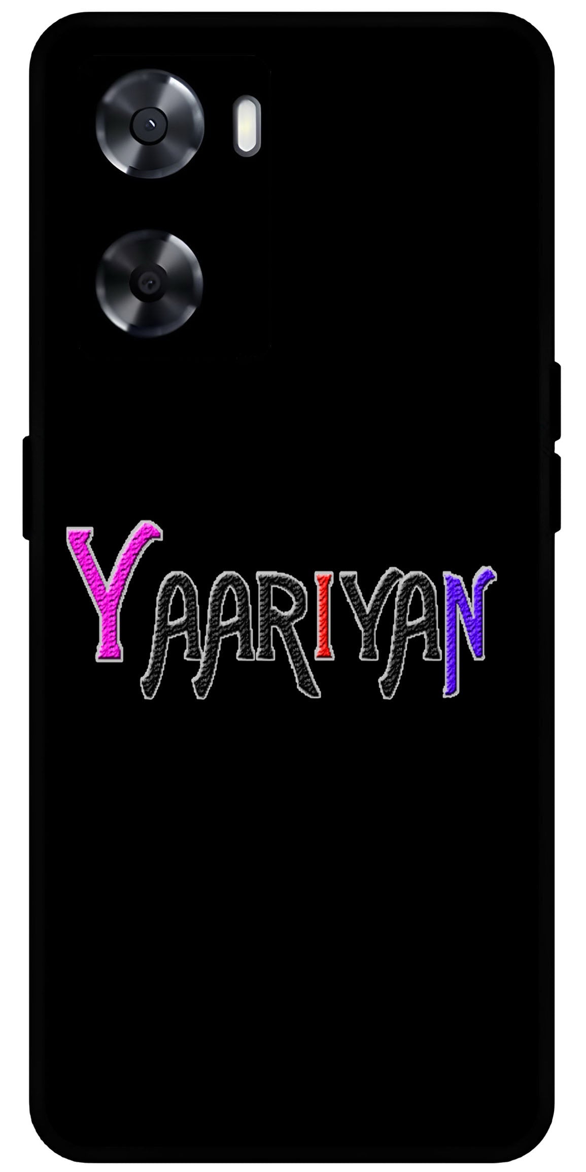 Yaariyan Unbreakable Metal Back Case Mobile Cover with 4 Side Protection and Soft TPU Sides for OnePlus Nord N20 SE