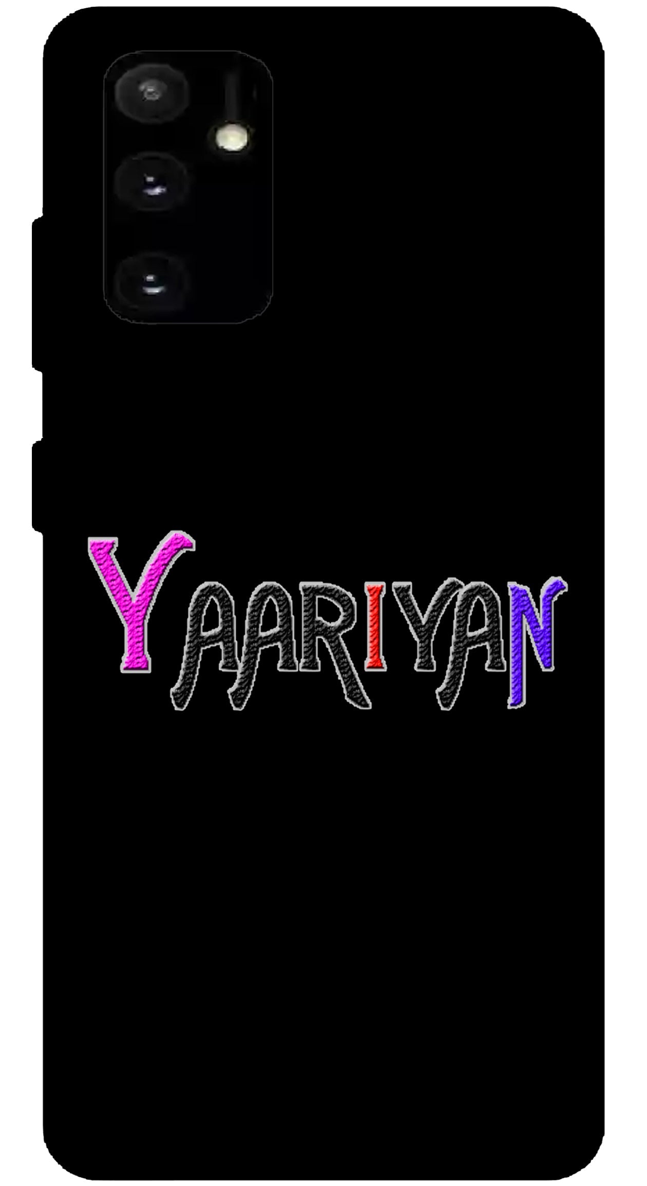 Yaariyan Unbreakable Metal Back Case Mobile Cover with 4 Side Protection and Soft TPU Sides for SAMSUNG A04