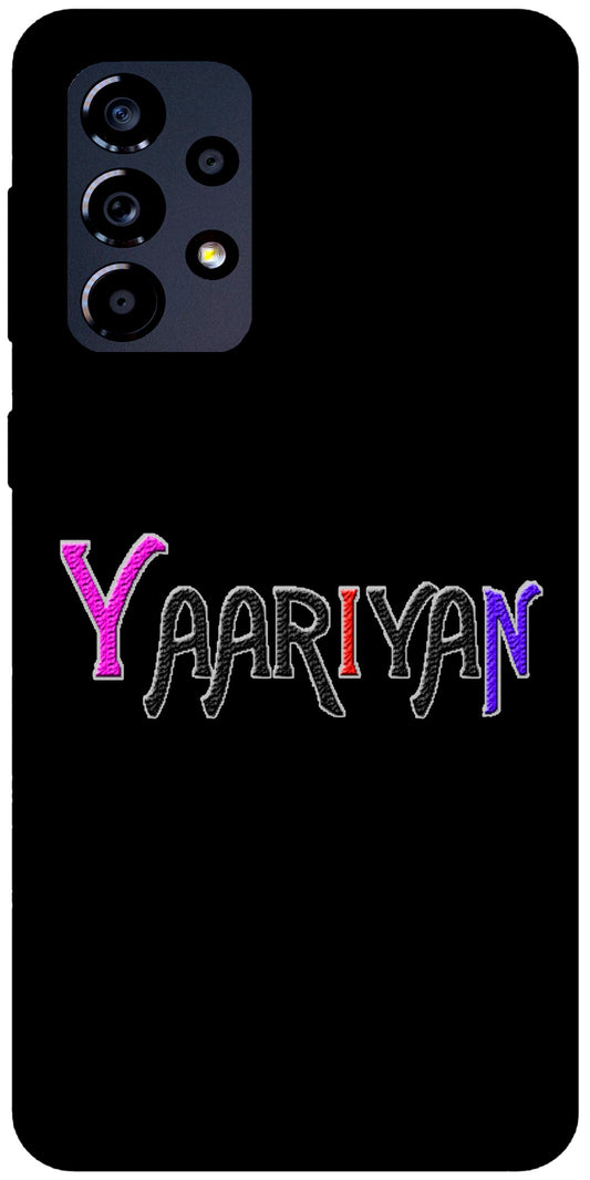 Yaariyan Unbreakable Metal Back Case Mobile Cover with 4 Side Protection and Soft TPU Sides for SAMSUNG A33 5G