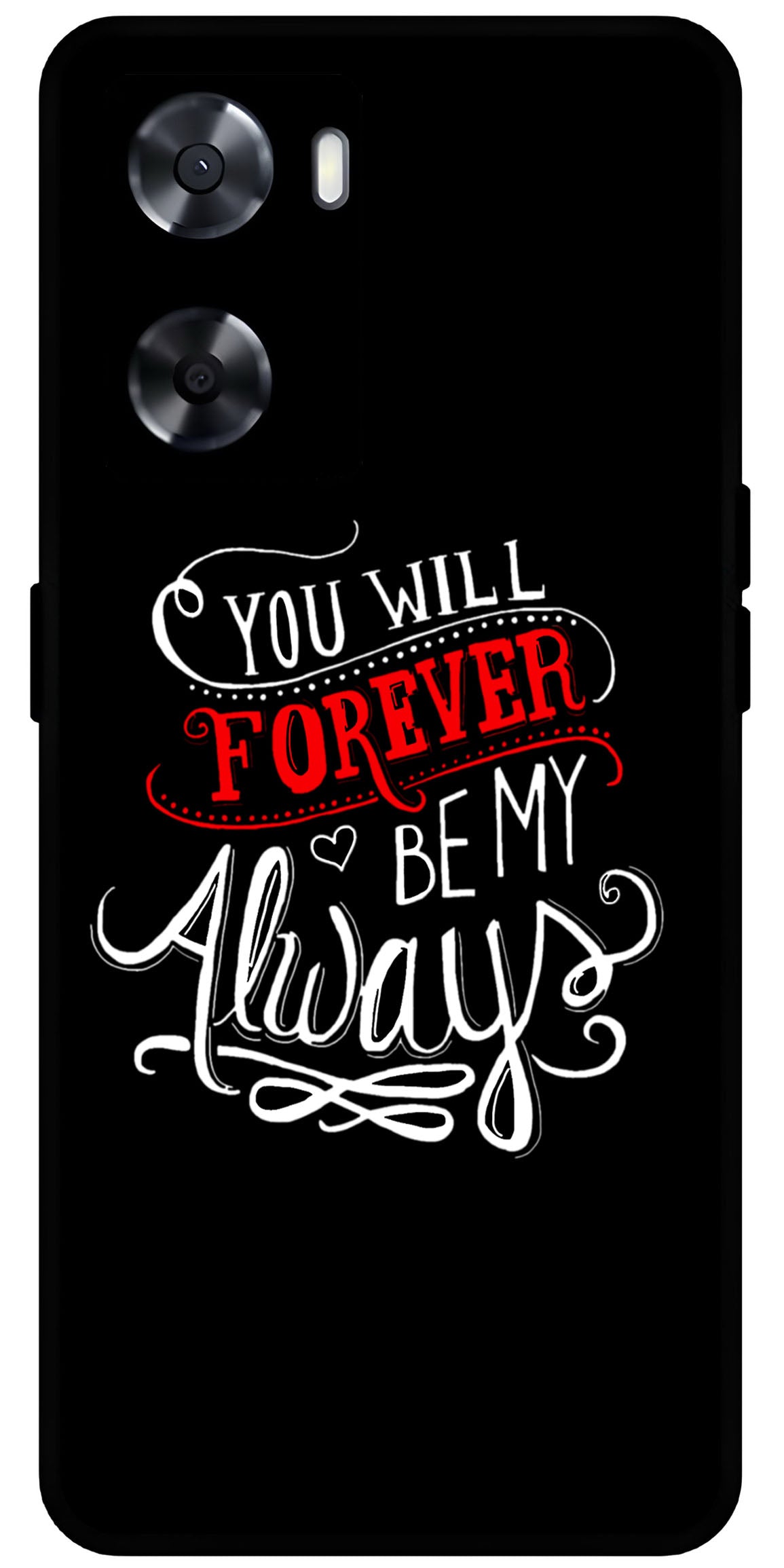 Be My Always Unbreakable Metal Back Case Mobile Cover with 4 Side Protection and Soft TPU Sides for OnePlus Nord N20 SE