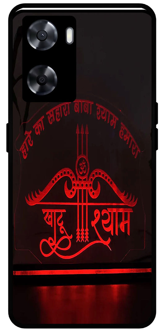 Haare Ka Sahara Baba Shyam Hamara Unbreakable Metal Back Case Mobile Cover with 4 Side Protection and Soft TPU Sides for OnePlus Nord N20 SE